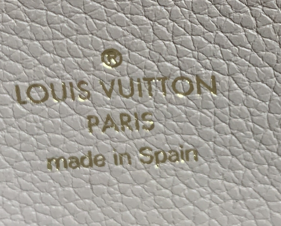 Louis Vuitton Zippy Lockme Wallet Leather