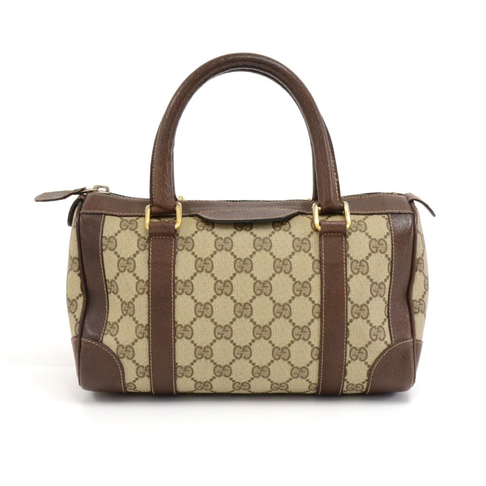 Gucci Supreme Monogram Canvas Boston Bag