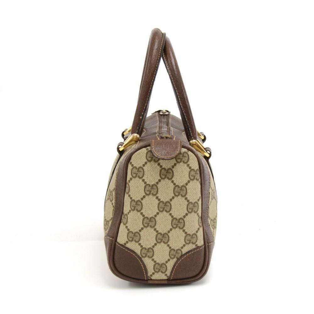 Gucci Supreme Monogram Canvas Boston Bag