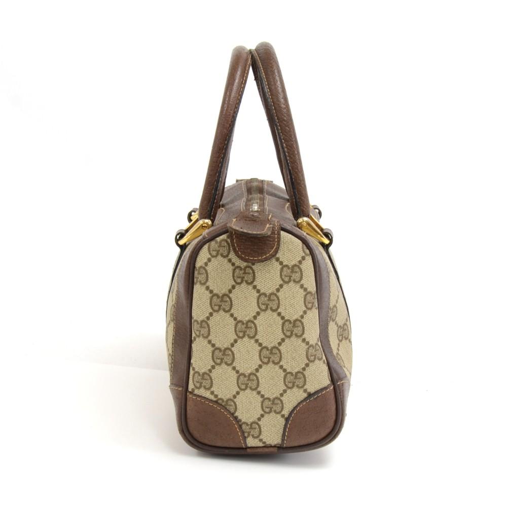 Gucci Supreme Monogram Canvas Boston Bag