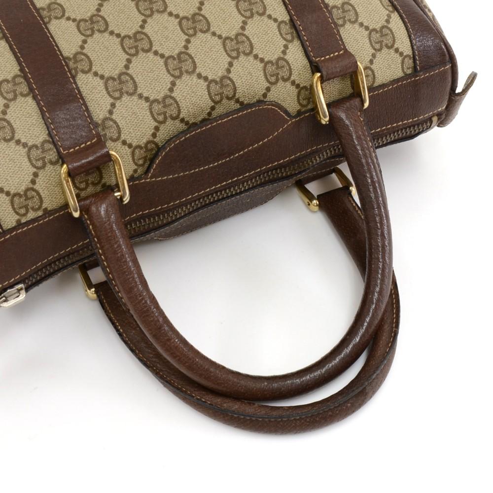 Gucci Supreme Monogram Canvas Boston Bag