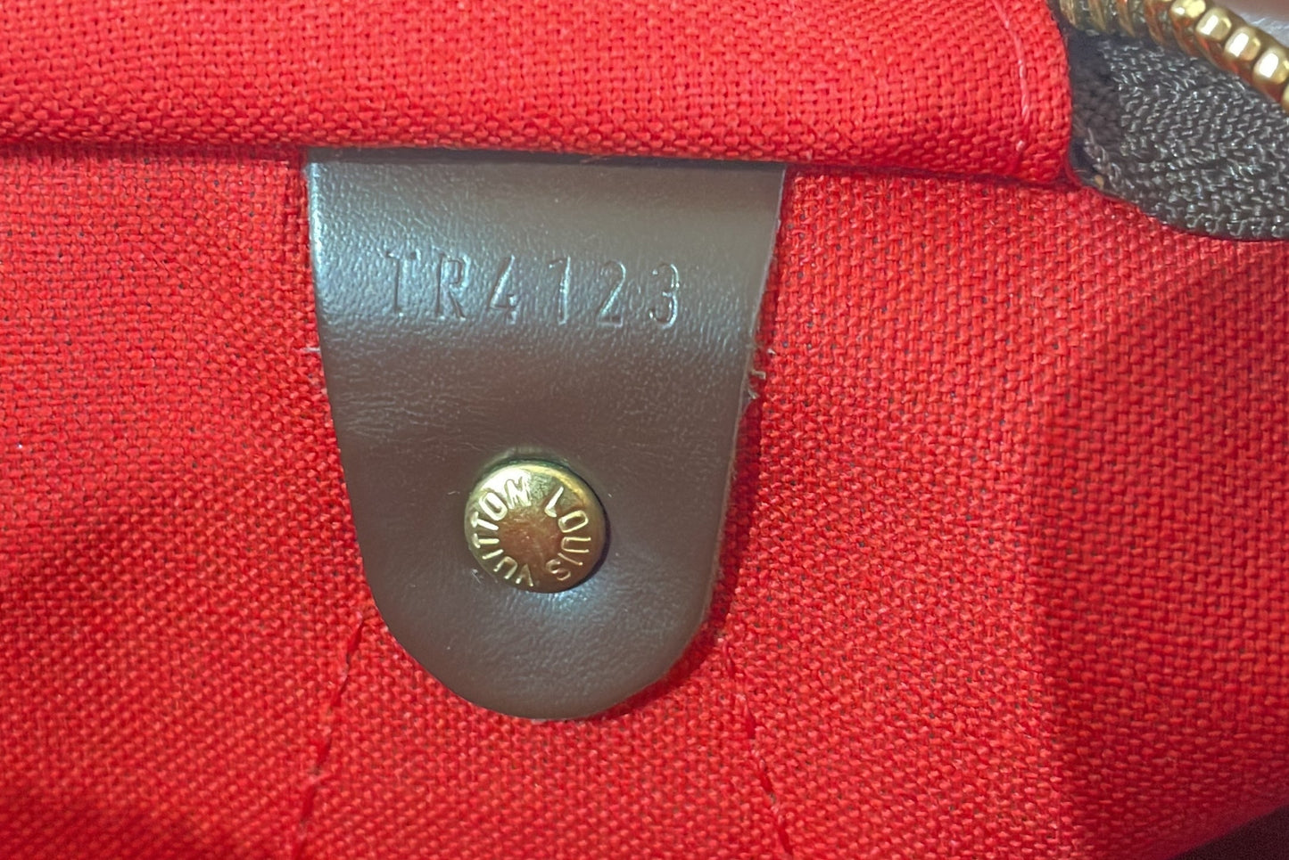 Louis Vuitton Speedy Handbag Damier 30