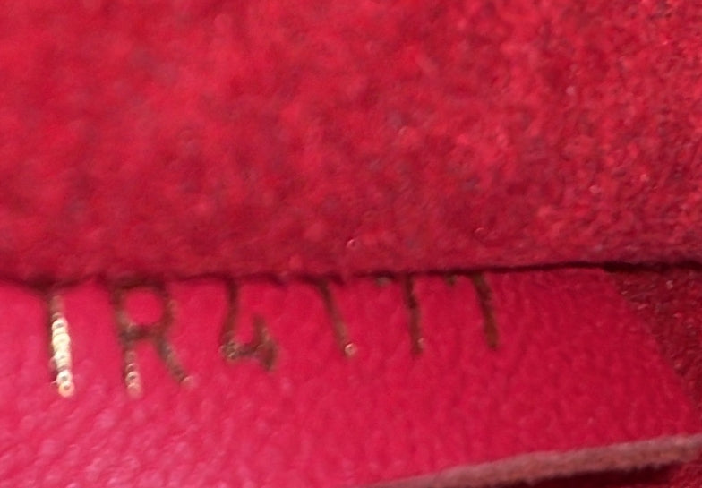 Louis Vuitton Double V Handbag Calfskin with Monogram Canvas
