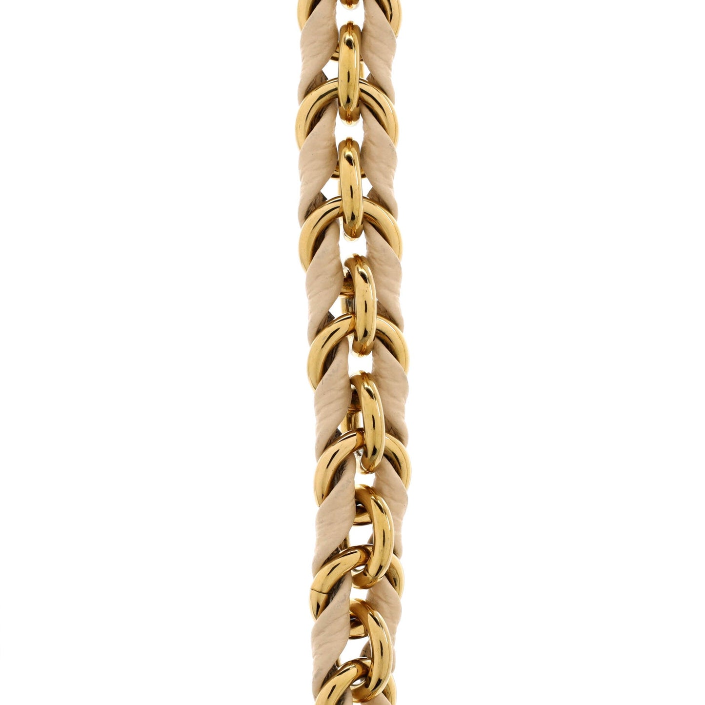 Louis Vuitton Multi Pochette Accessoires Woven Chain Strap Leather and Metal
