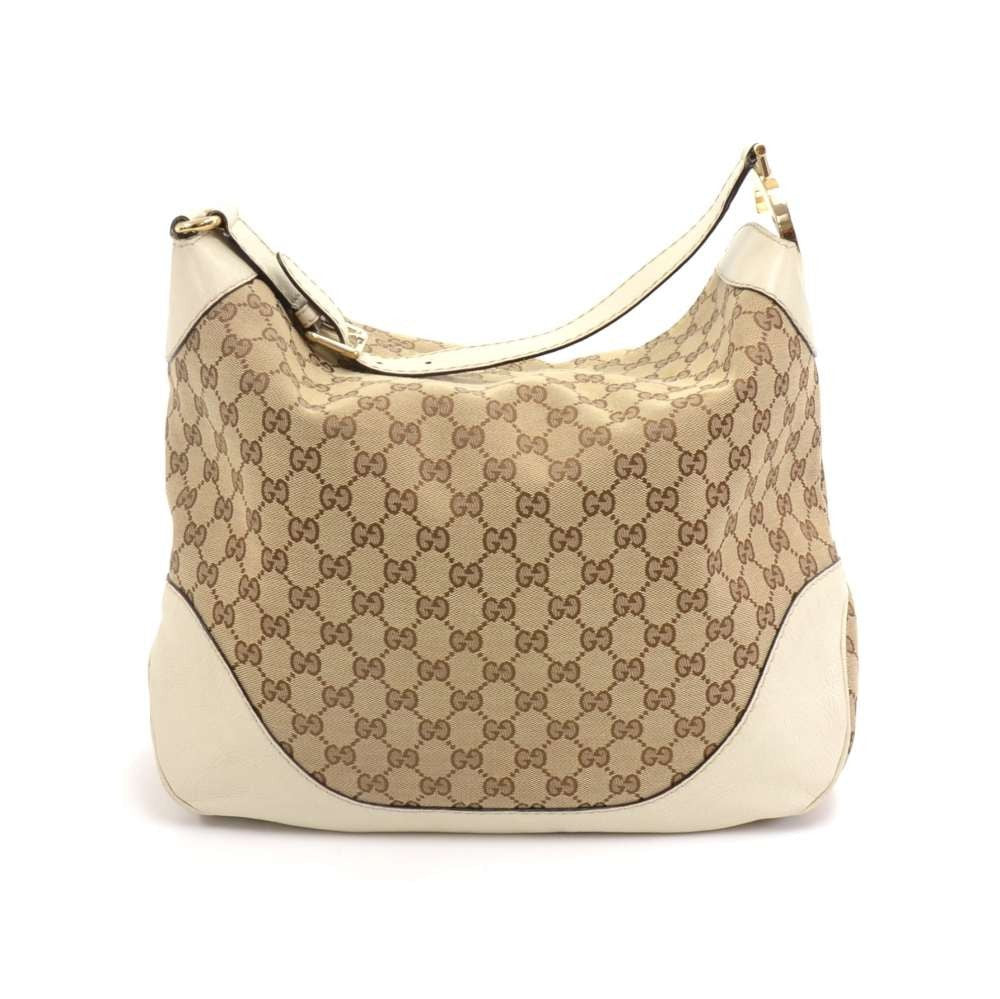 Gucci Monogram Canvas Hobo Bag