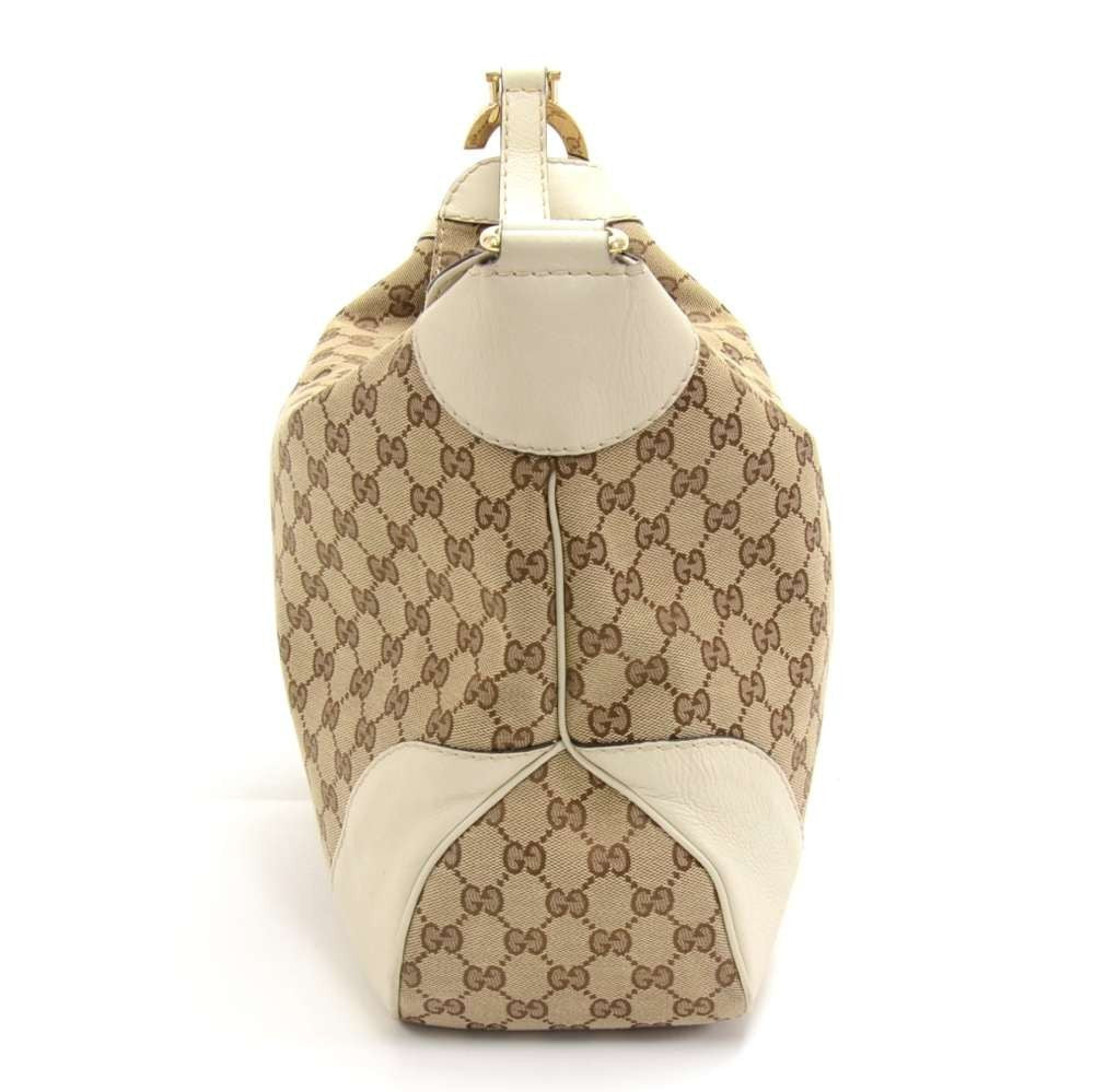 Gucci Monogram Canvas Hobo Bag