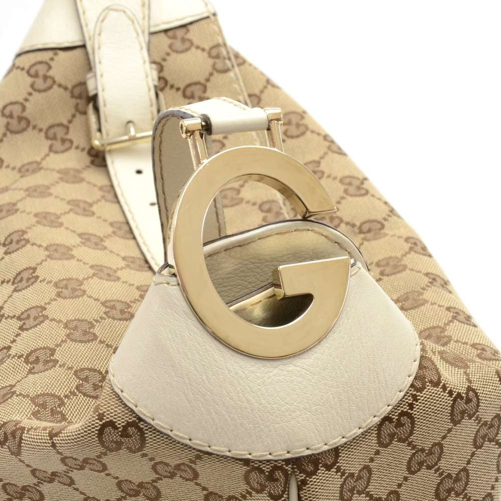 Gucci Monogram Canvas Hobo Bag