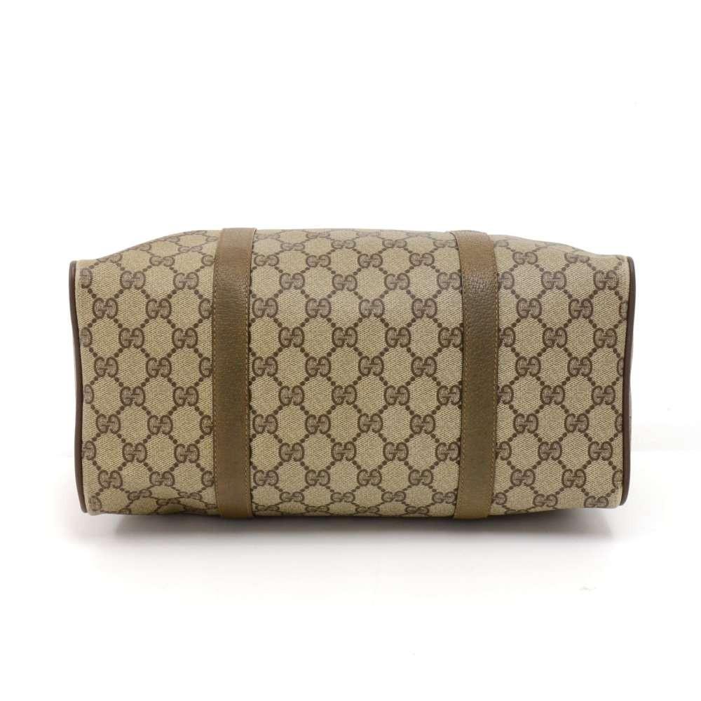 Gucci Supreme Monogram Canvas Mini Boston Bag