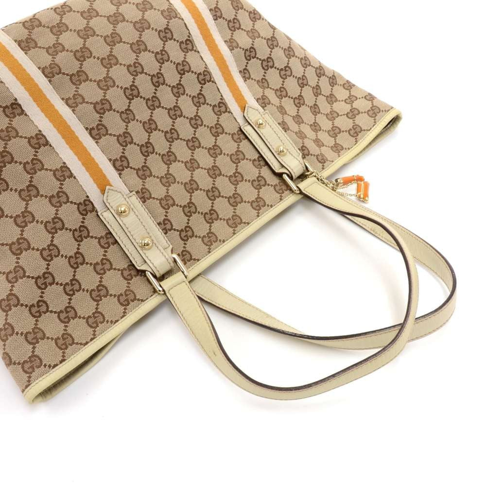 Gucci Monogram Canvas Tote Bag