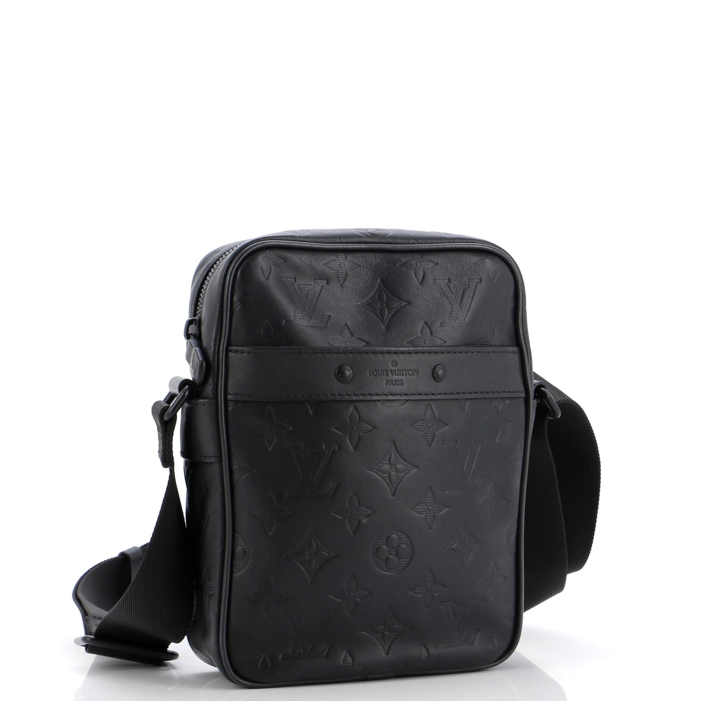Louis Vuitton Danube Handbag Monogram Shadow Leather PM
