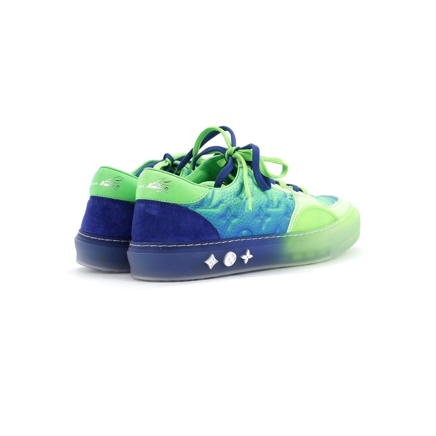 Louis Vuitton Men's LV Ollie Sneakers Limited Edition Illusion Monogram Taurillon Leather
