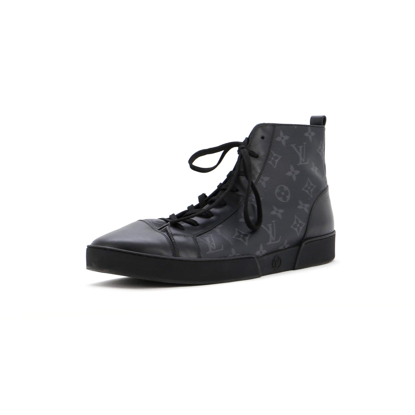 Louis Vuitton Men's Match Up High-Top Sneakers Monogram Eclipse Canvas