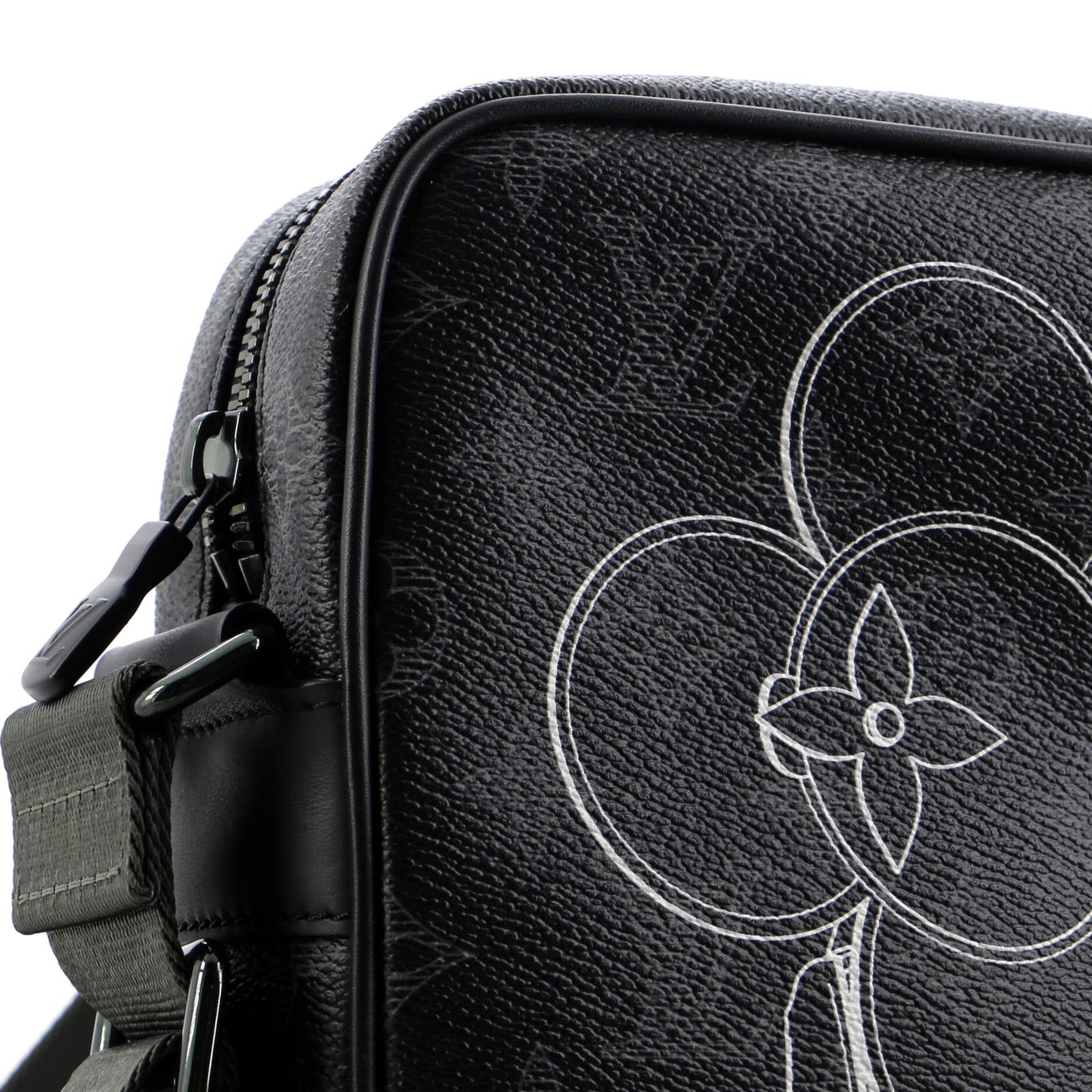 Louis Vuitton Danube Handbag Limited Edition Vivienne Monogram Eclipse PM