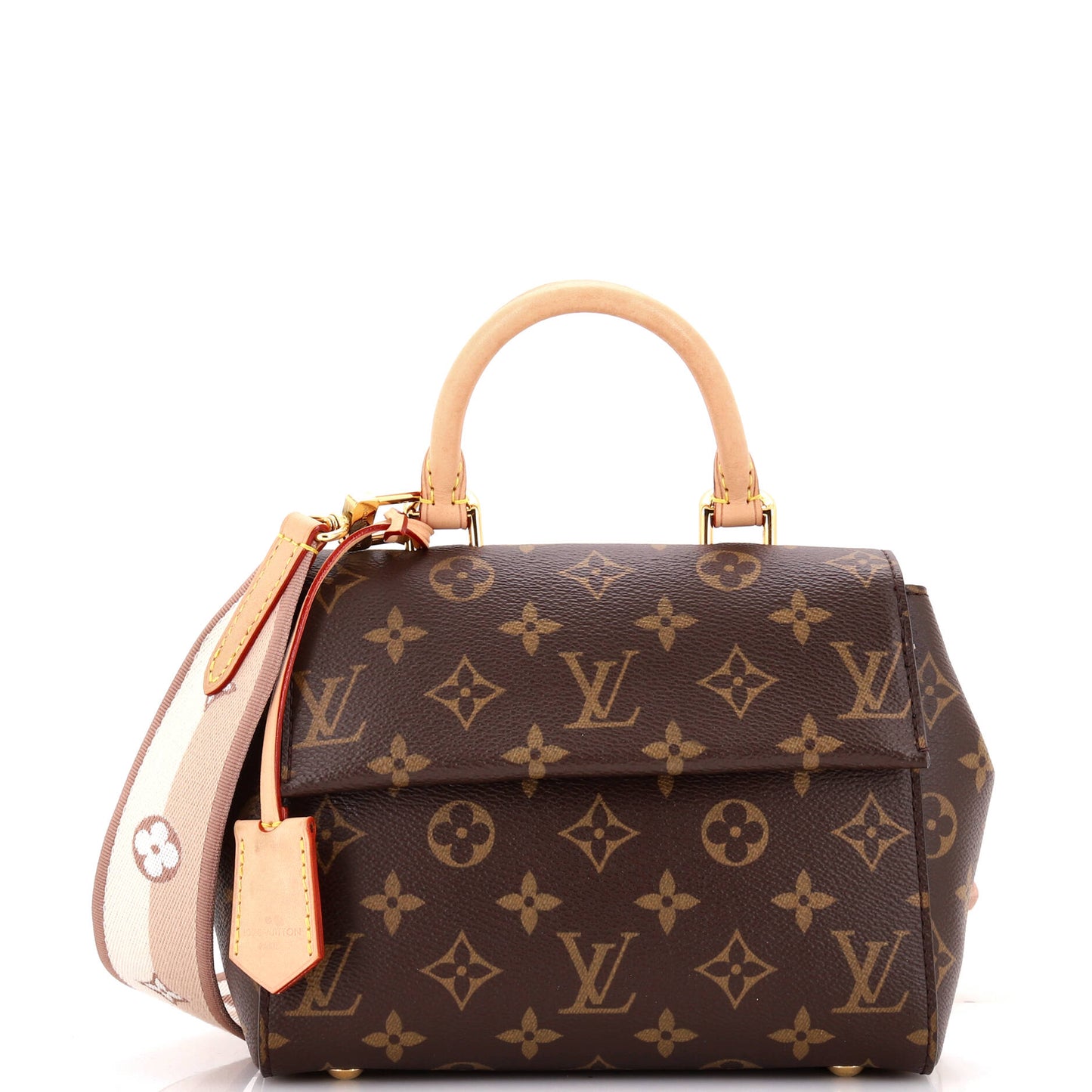 Louis Vuitton Cluny Top Handle NM Bag Monogram Canvas Mini