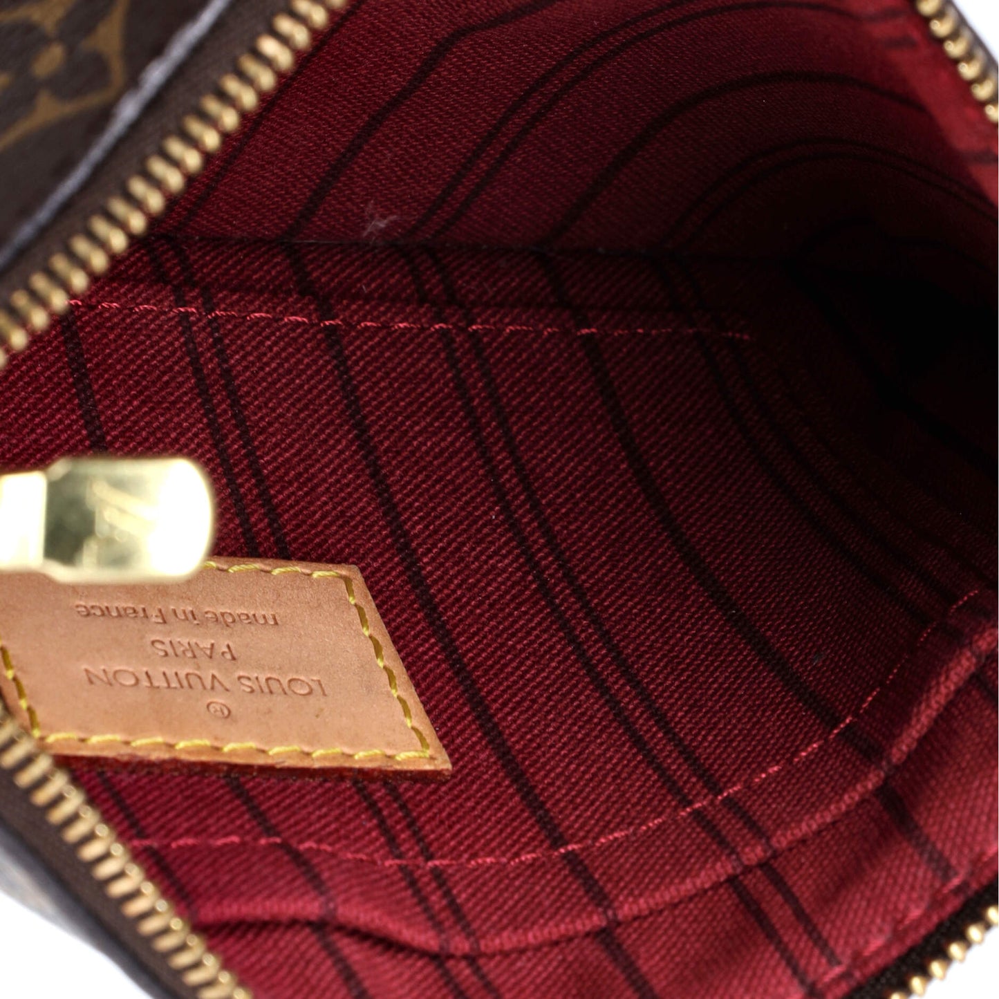 Louis Vuitton Neverfull Pochette Monogram Canvas Large