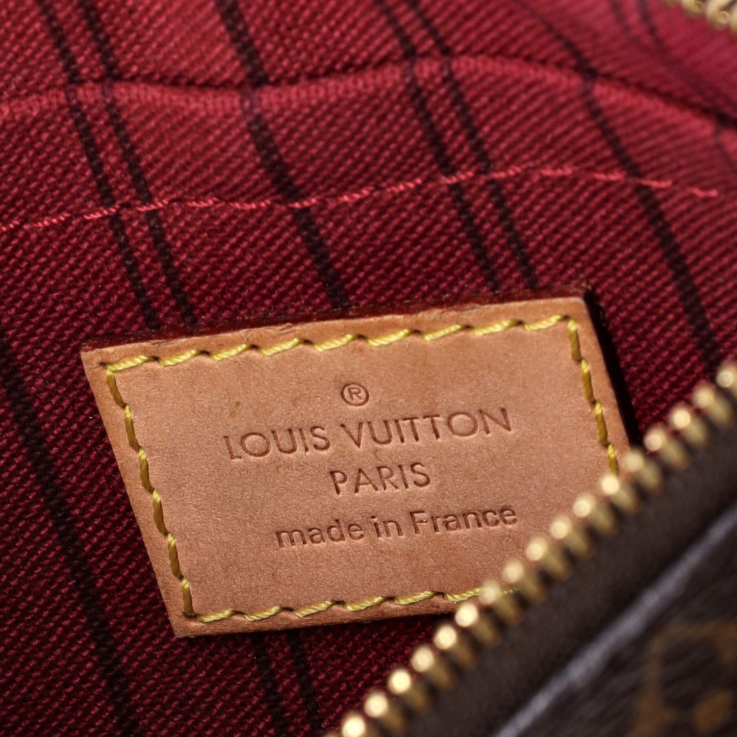 Louis Vuitton Neverfull Pochette Monogram Canvas Large