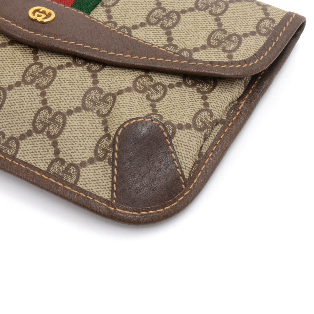 Gucci Supreme Monogram Canvas Clutch Bag