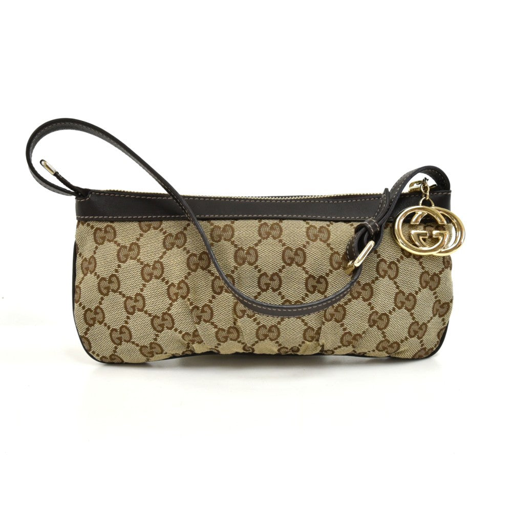 Gucci Monogram Canvas Small Rectangular Bag