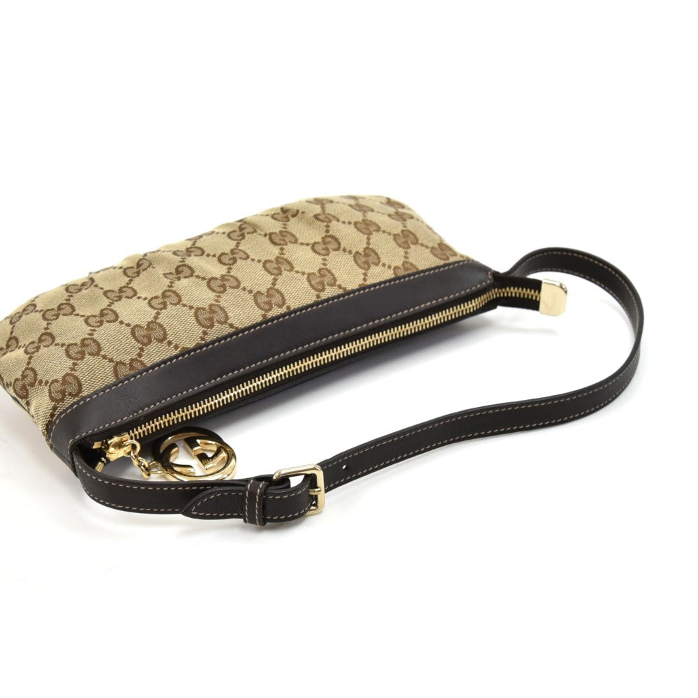 Gucci Monogram Canvas Small Rectangular Bag