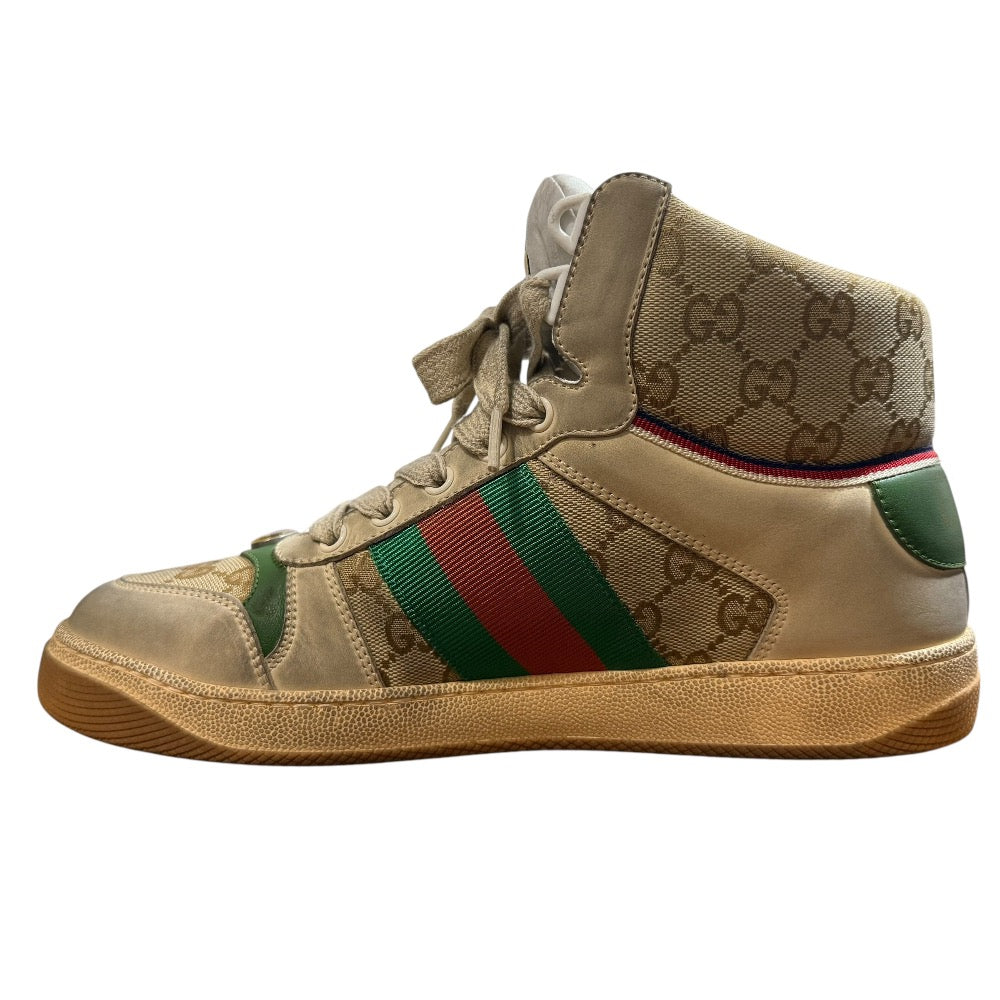Gucci Shearling High Top Sneakers