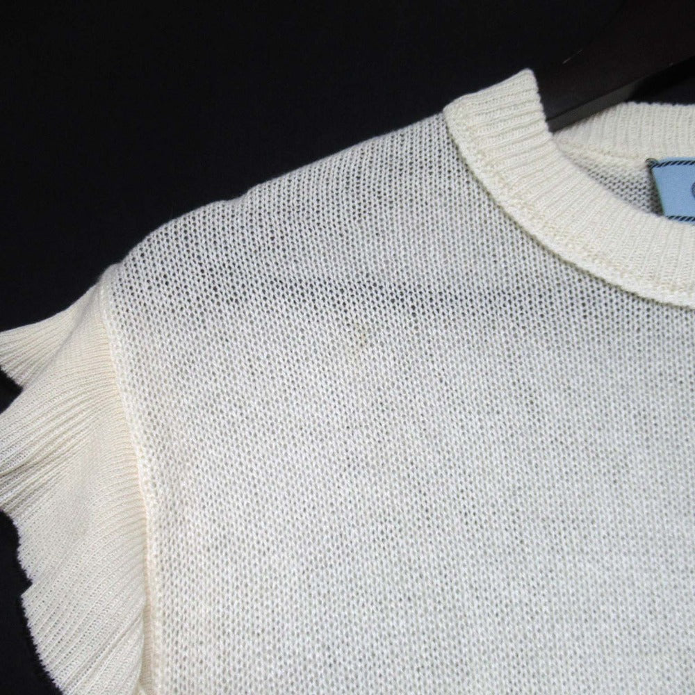 Prada Wool Cashmere Blend Knit Sweater