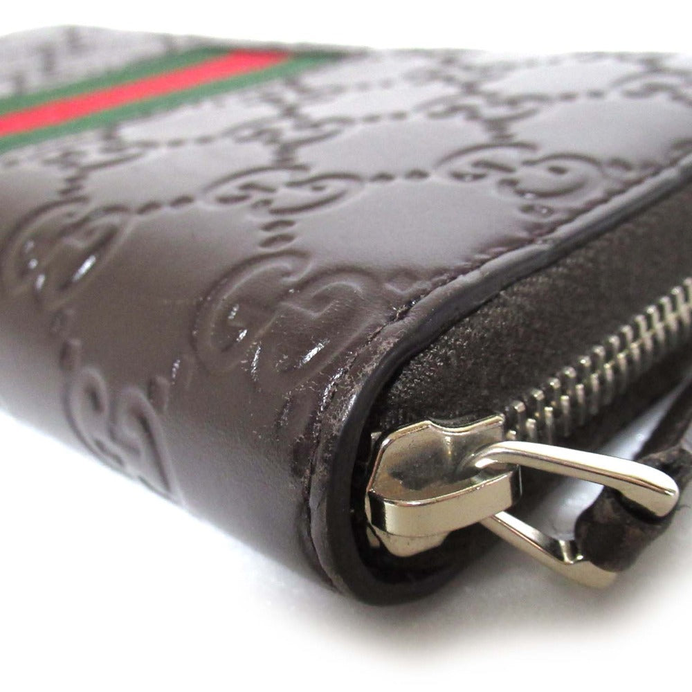 Gucci GG Supreme Long Zip Wallet