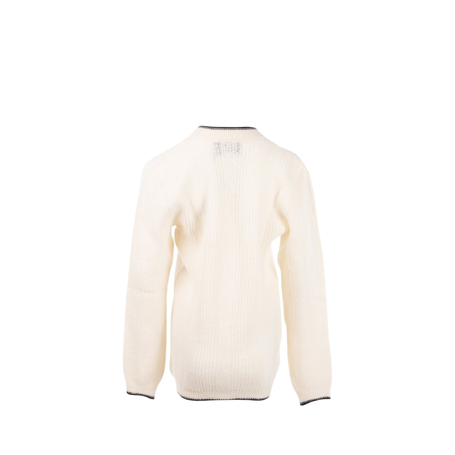 Gucci Size M Elephant Cardigan Wool White/Red