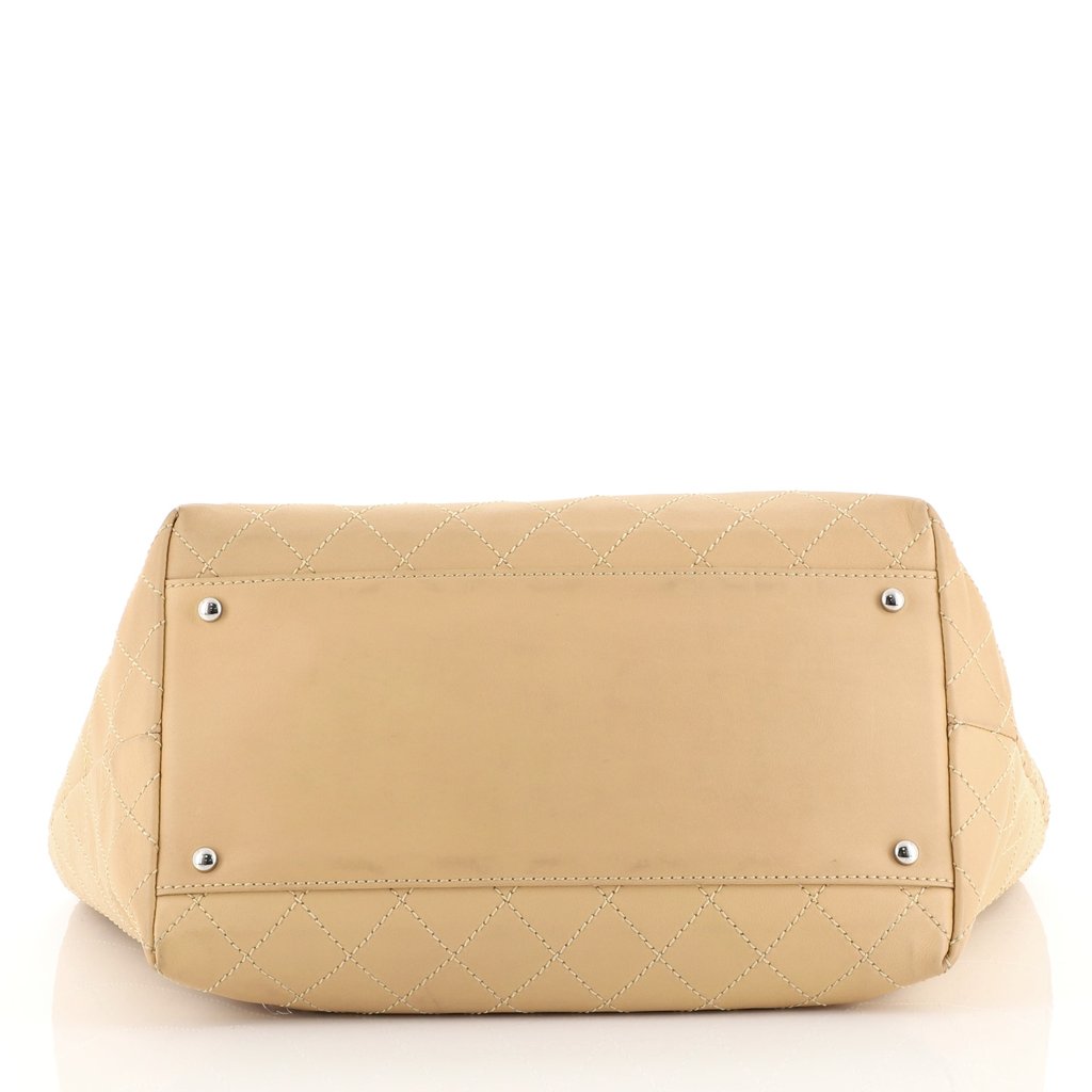 Chanel XL Calfskin Shopping Tote Bag