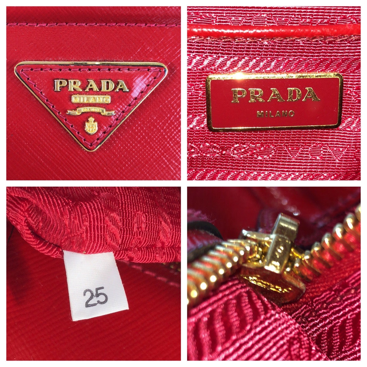 Prada Saffiano 2way bag Leather