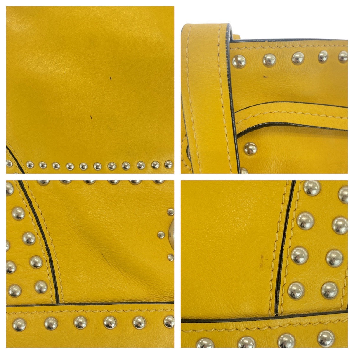 Prada Leather Triangle Logo Plate Shoulder Bag 501938