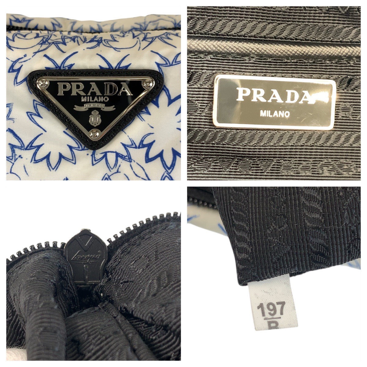 Prada Nylon/Leather 2way bag