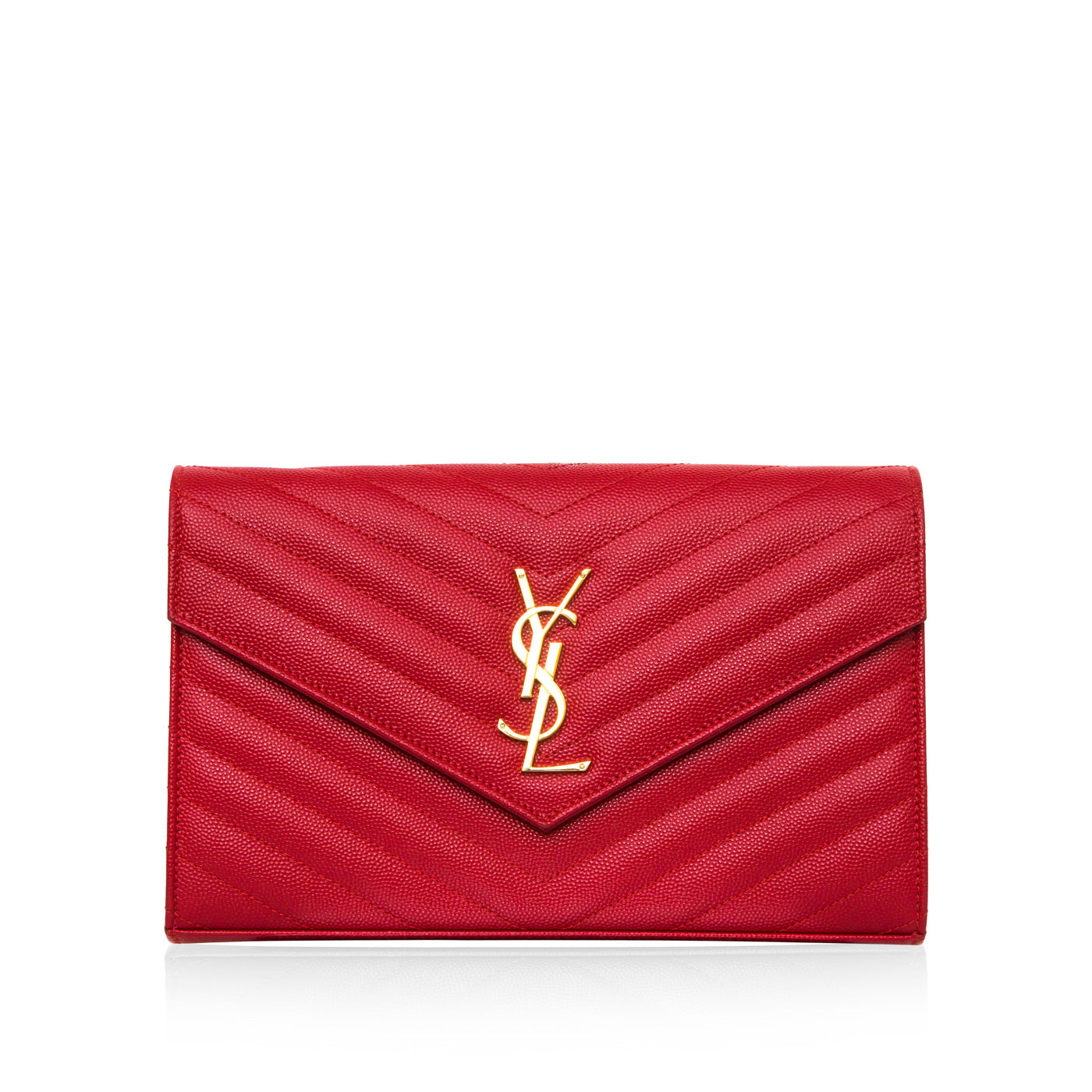 Saint Laurent Monogram Wallet on Chain