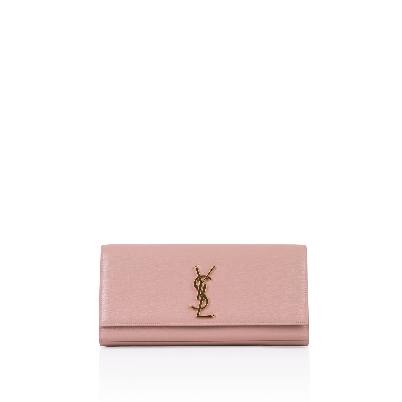 Saint Laurent Kate Monogram Clutch Grain de Poudre