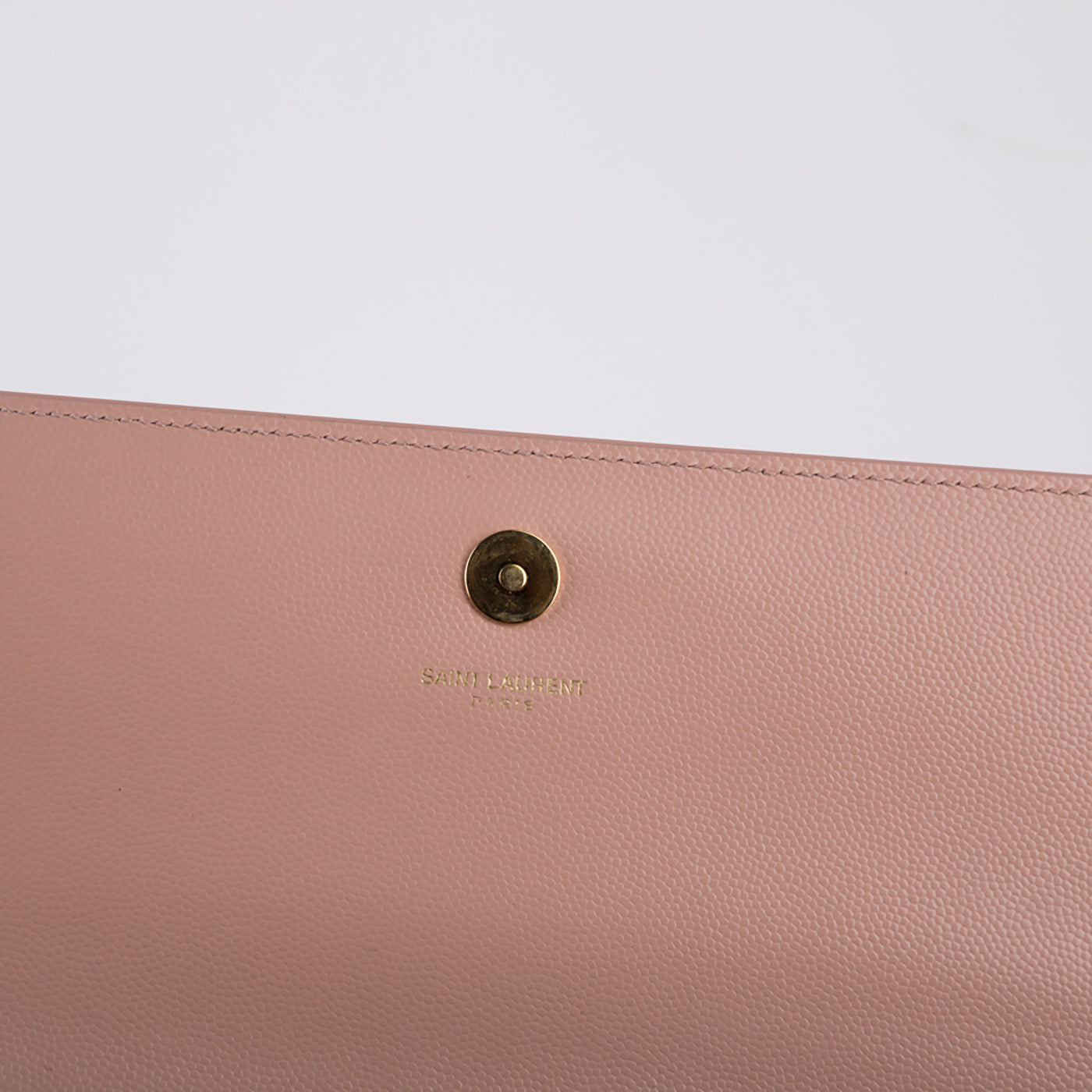 Saint Laurent Kate Monogram Clutch Grain de Poudre
