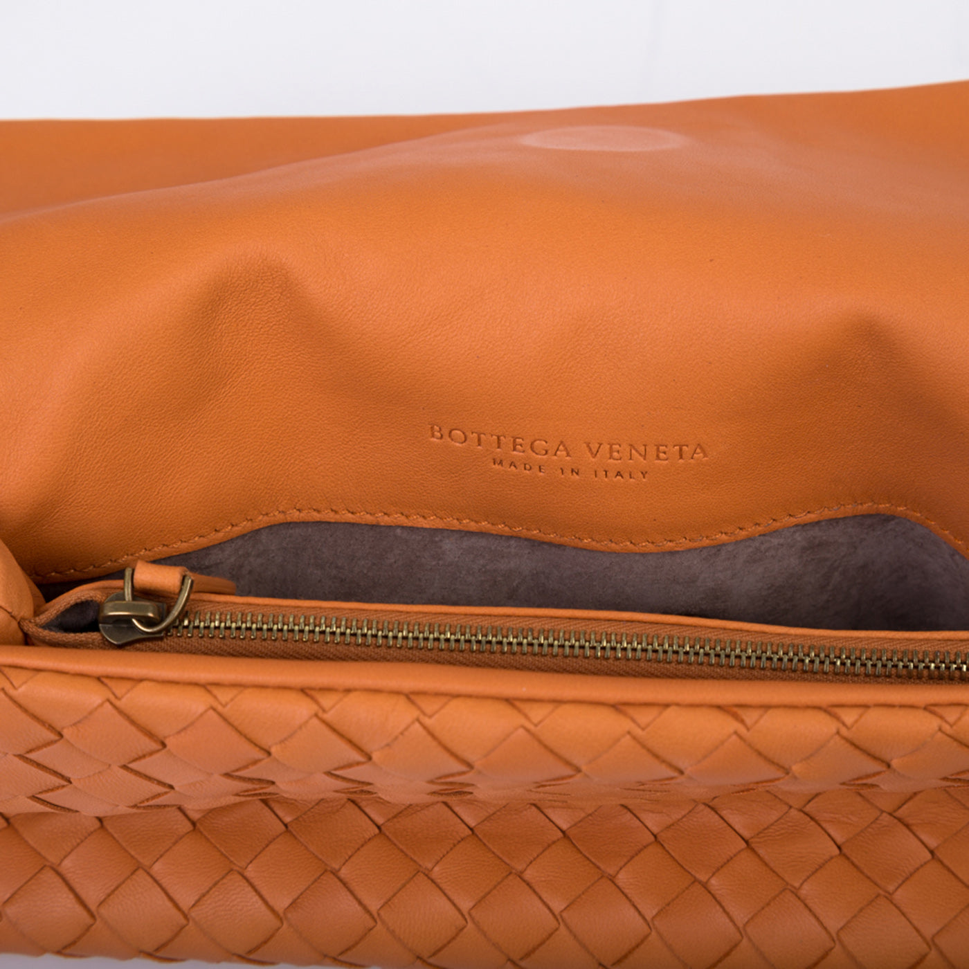 Bottega Veneta Intrecciato leather pouch