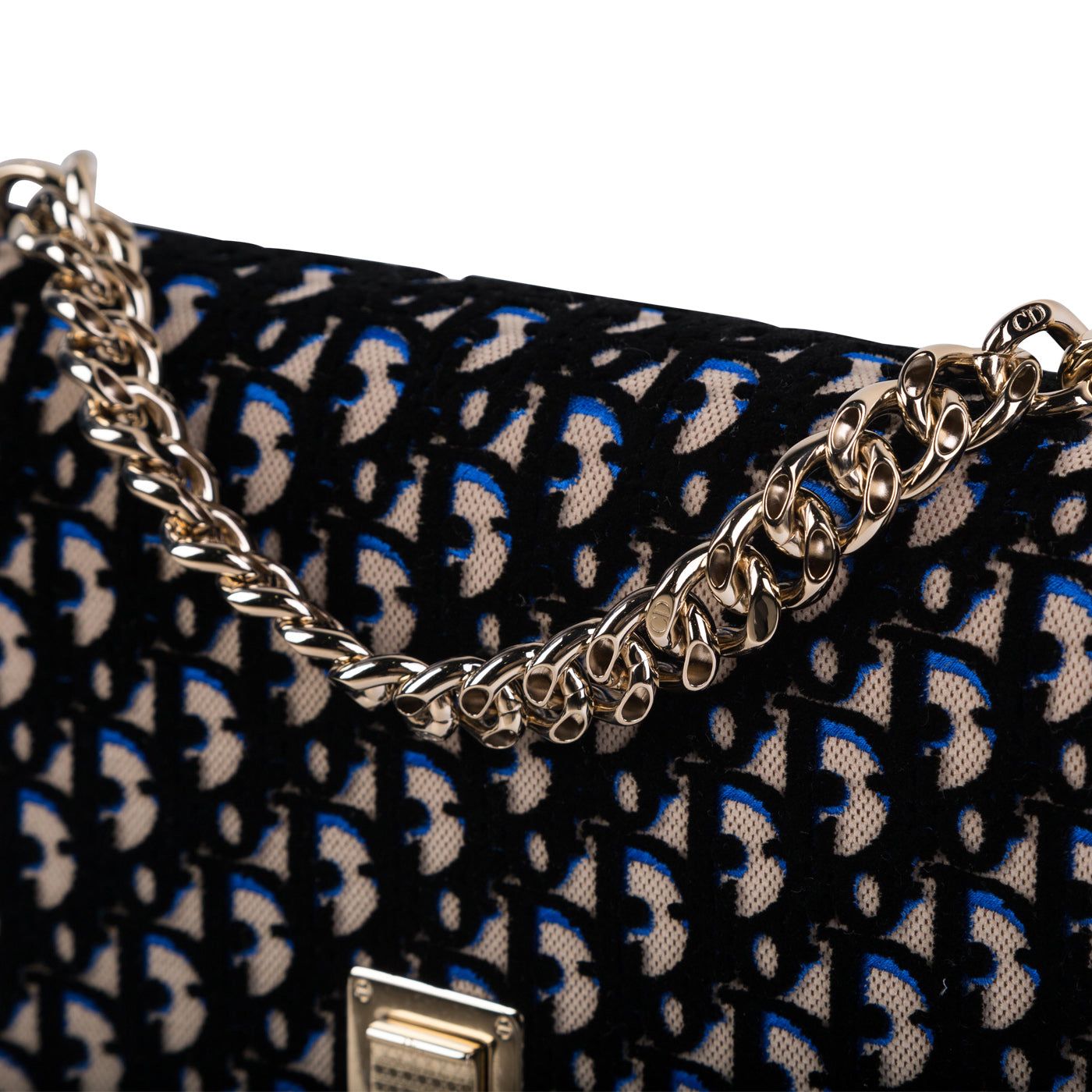 Christian Dior Diorama Velvet Satchel Bag