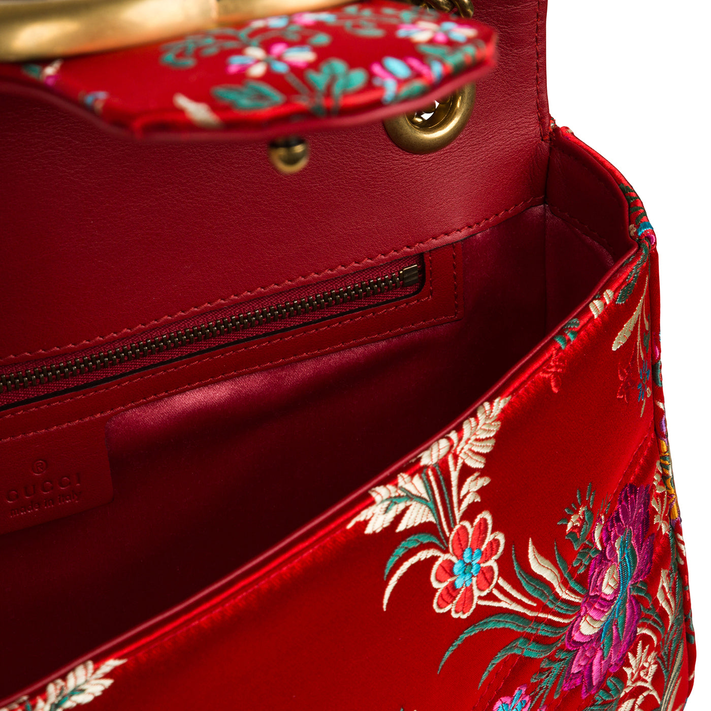 Gucci GG Marmont Floral-Jacquard Bag
