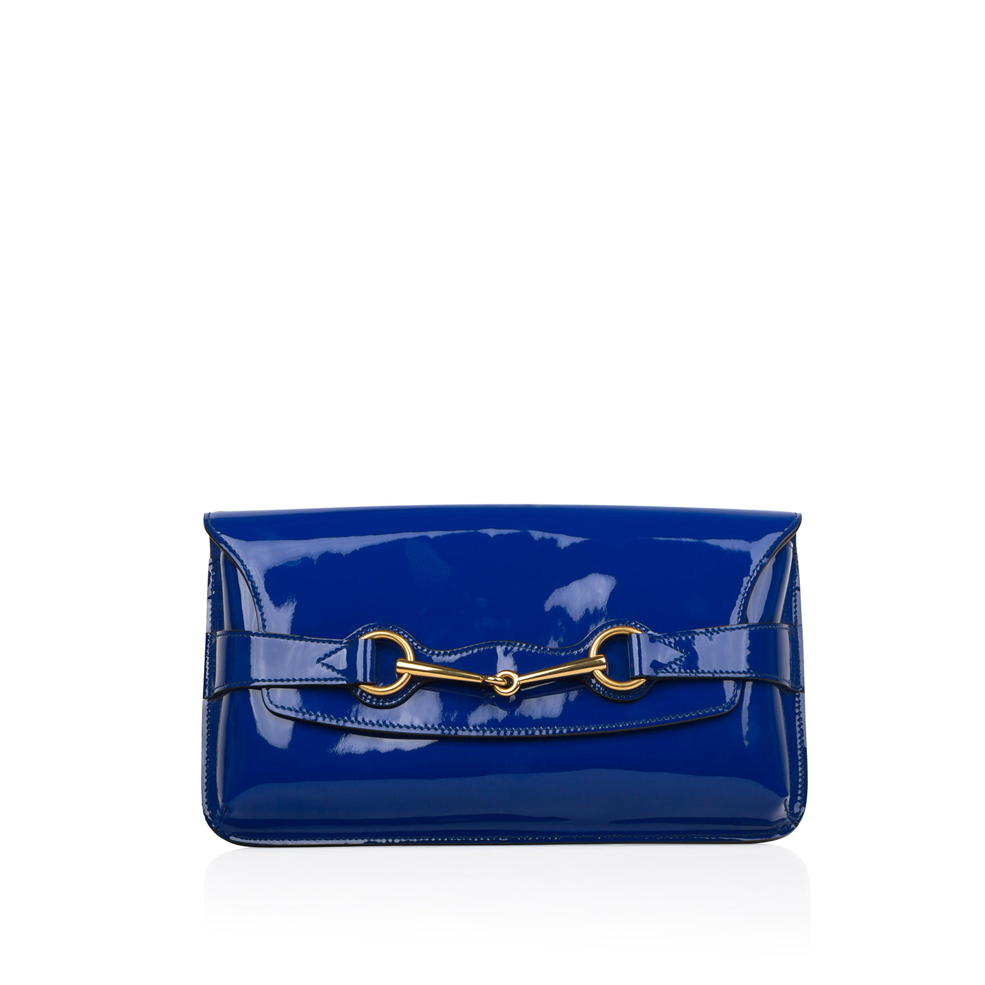 Gucci Patent Horsebit Clutch