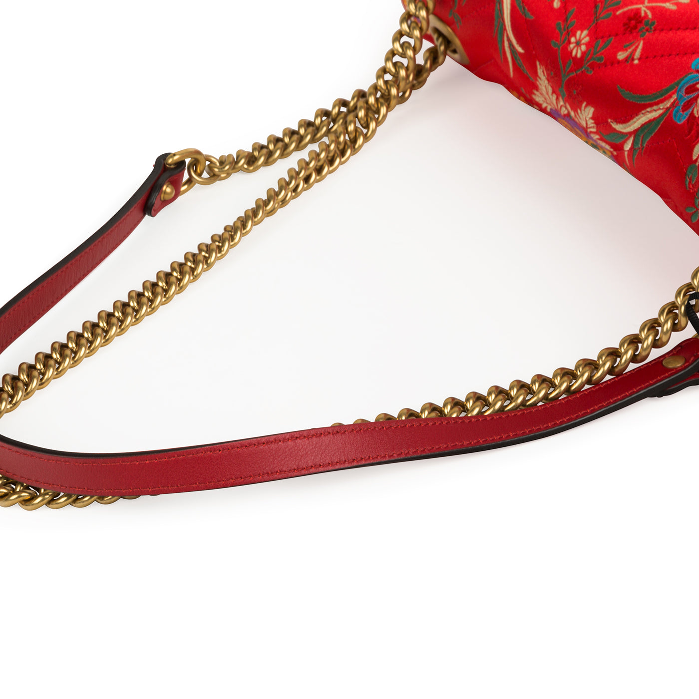 Gucci GG Marmont Floral-Jacquard Bag