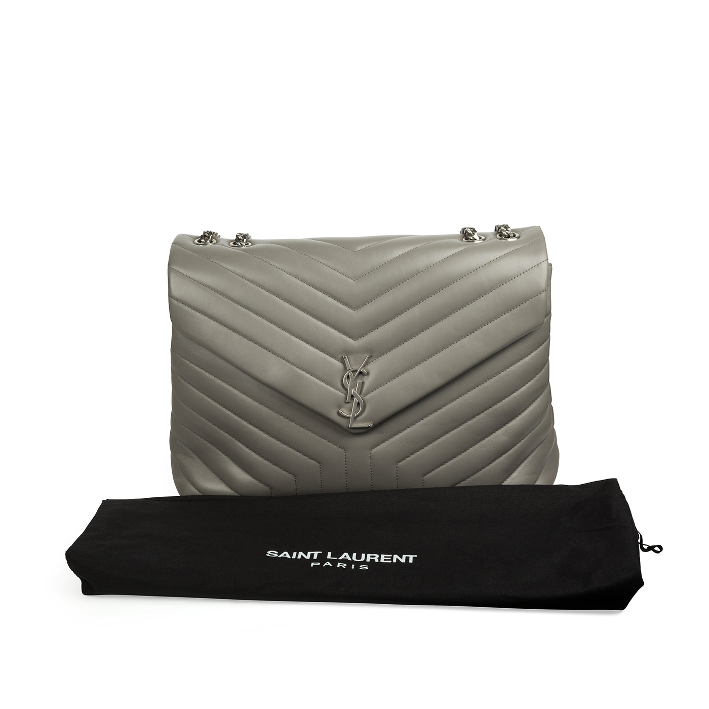 Saint Laurent Monogram Chevron LouLou - Large