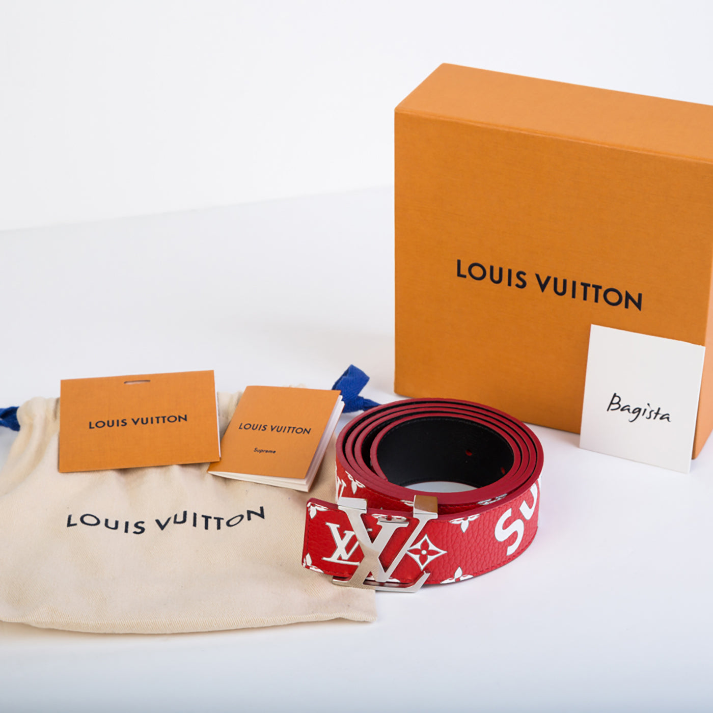 Louis Vuitton LV x Supreme Initiales 40MM Belt