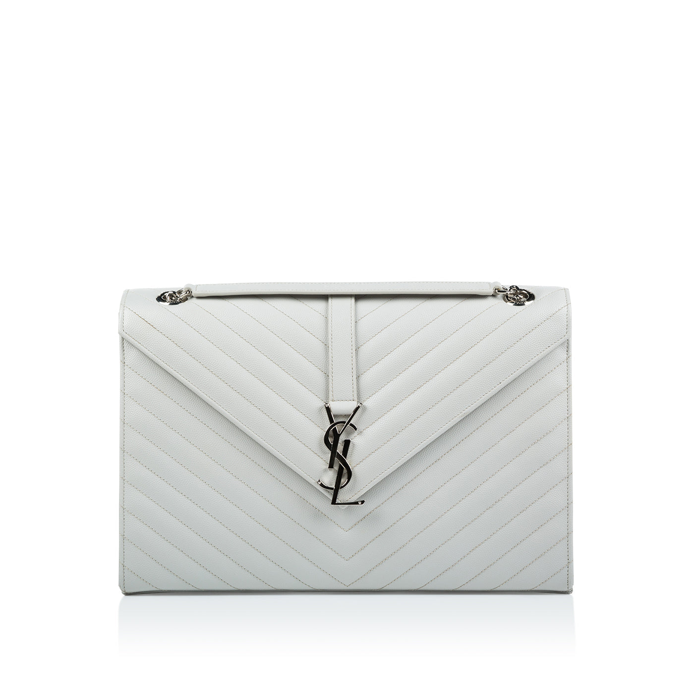 Saint Laurent Large Monogram Envelope Clutch