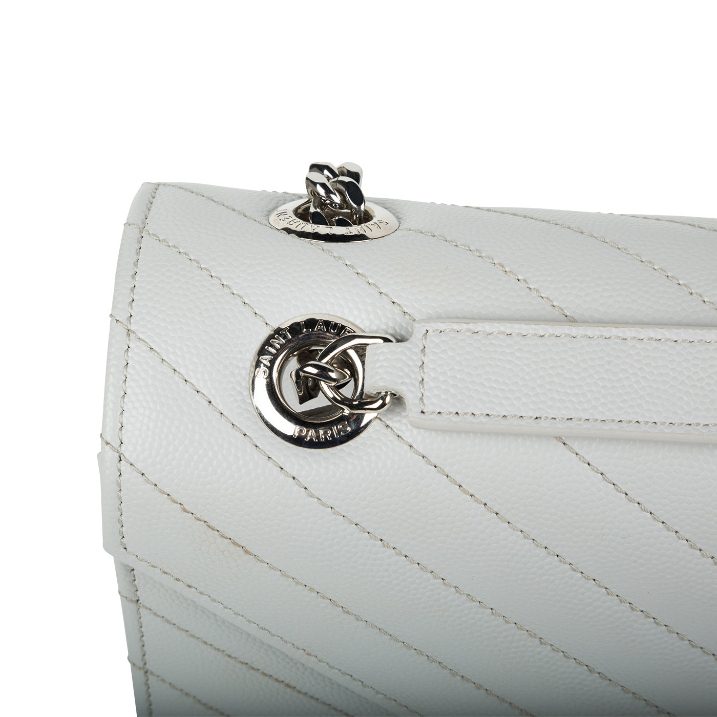 Saint Laurent Large Monogram Envelope Clutch