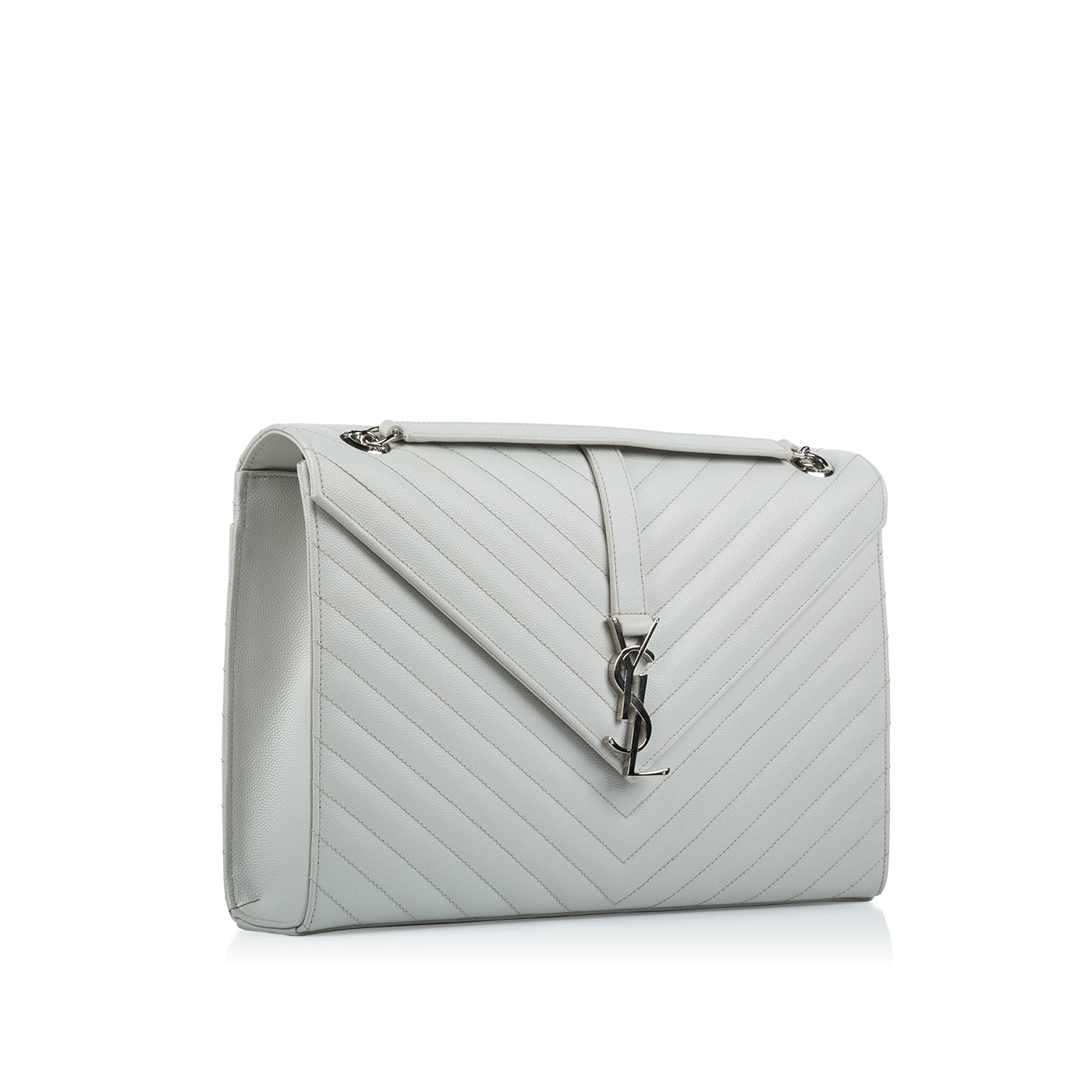 Saint Laurent Large Monogram Envelope Clutch
