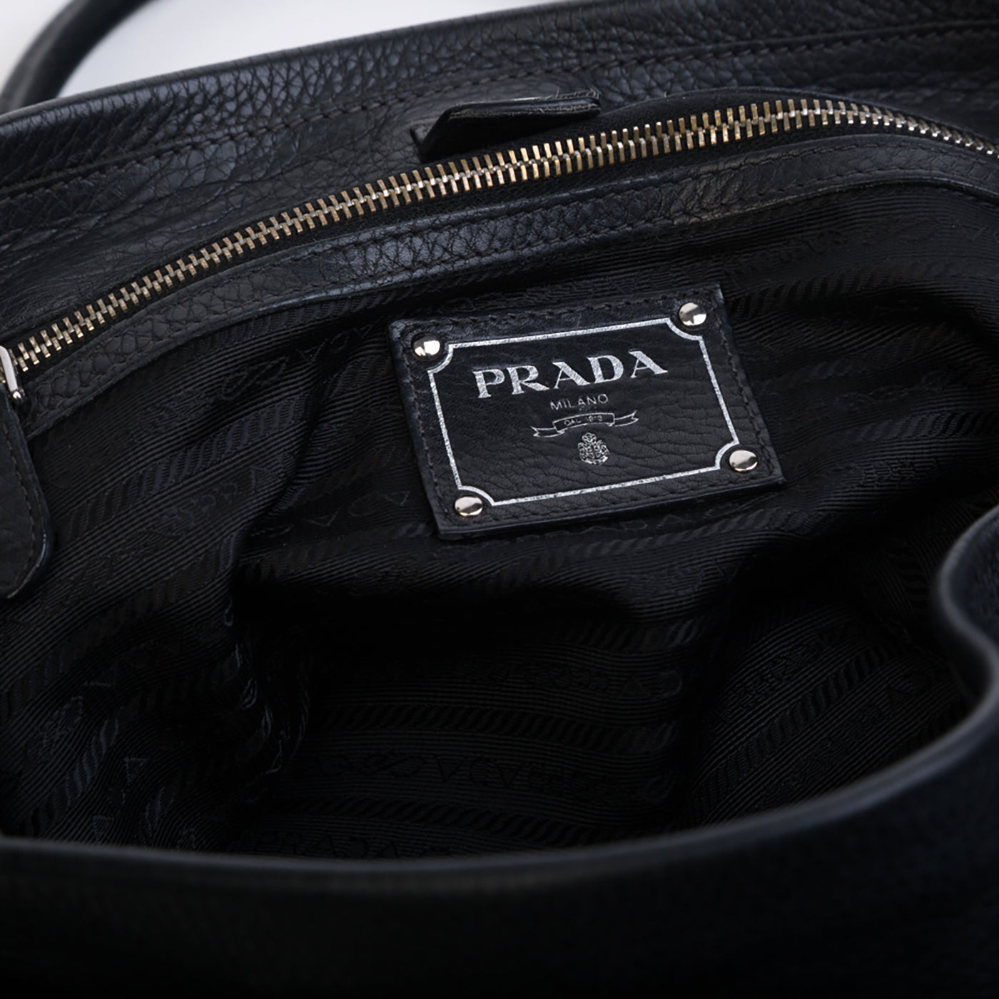 Prada Soft grained shopper