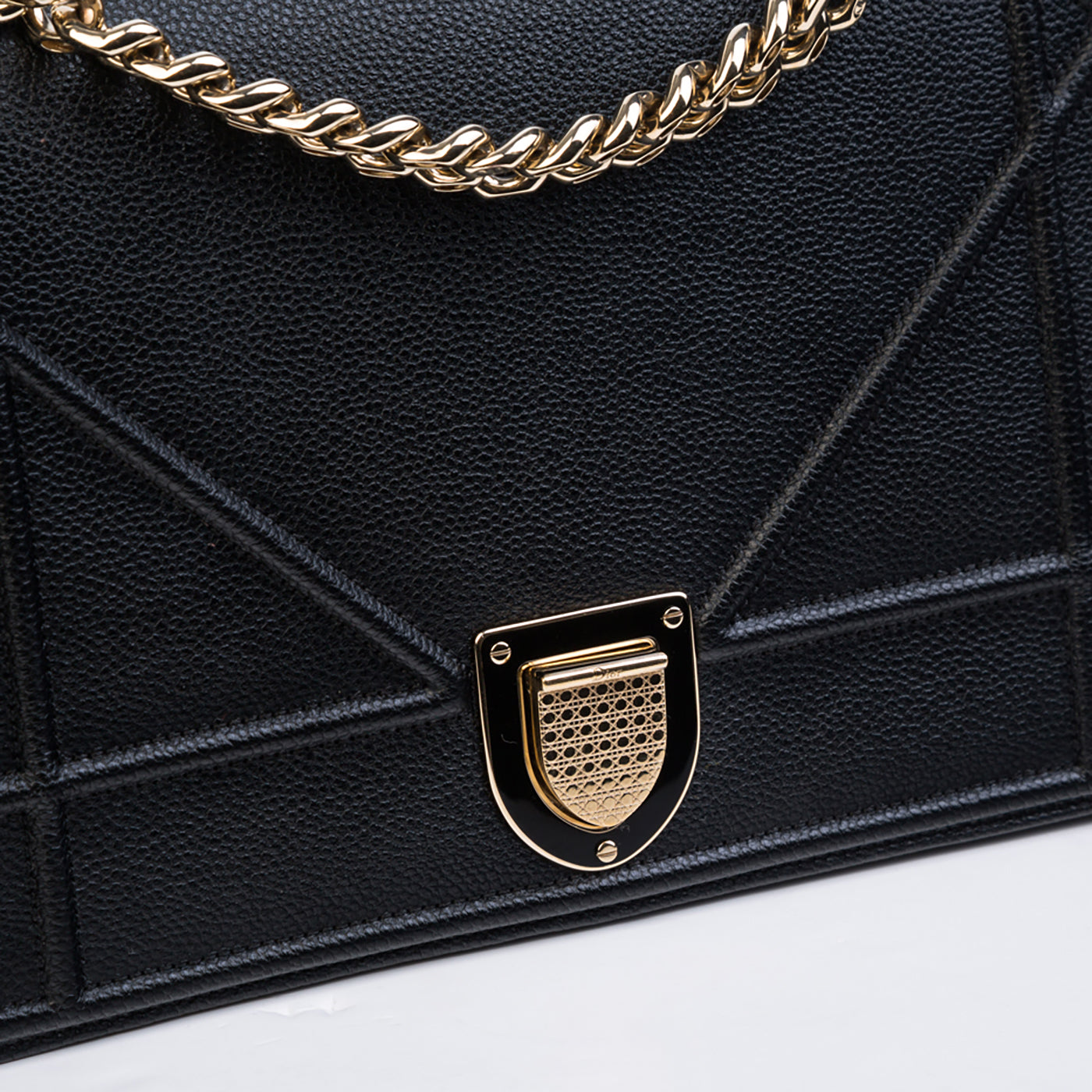 Christian Dior Diorama - Grained Leather