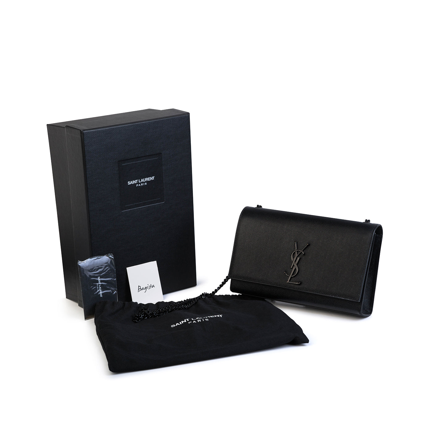 Saint Laurent Medium Kate - So Black