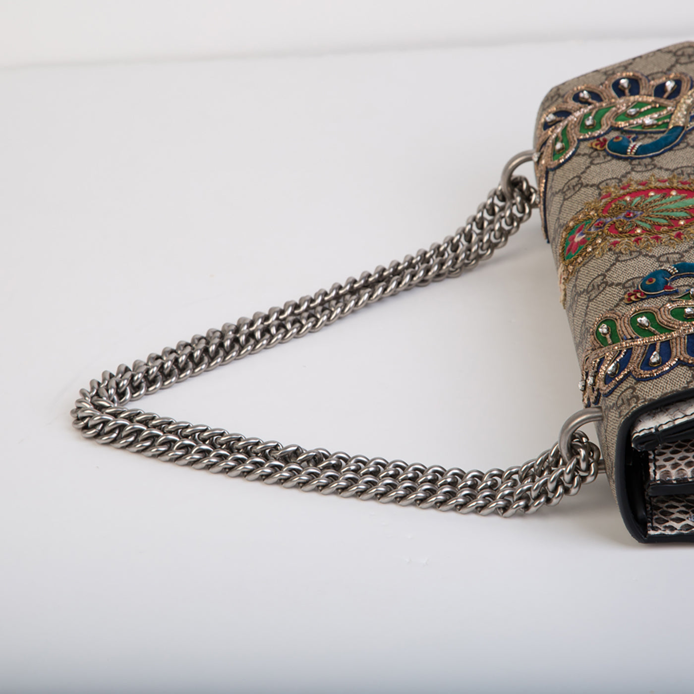 Gucci Embroidered Python Dionysus