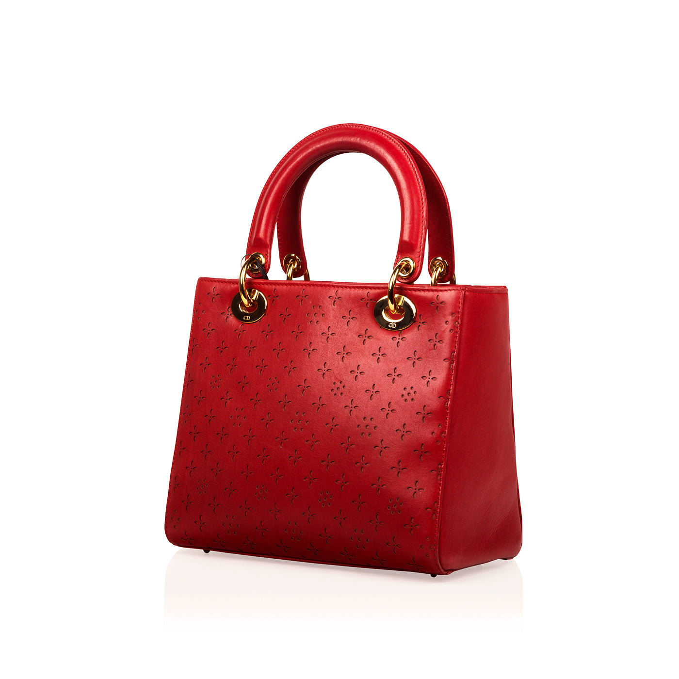 Christian Dior Laser-cut Lady Dior Medium