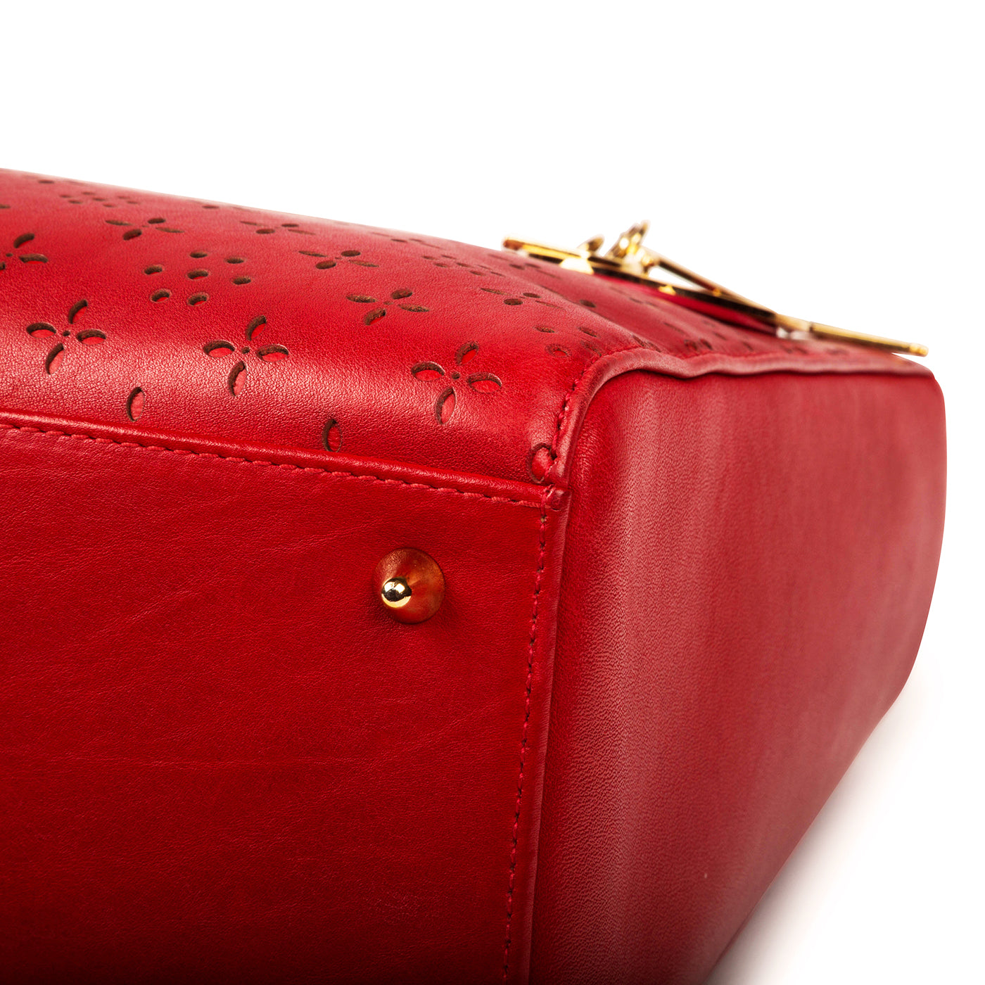 Christian Dior Laser-cut Lady Dior Medium